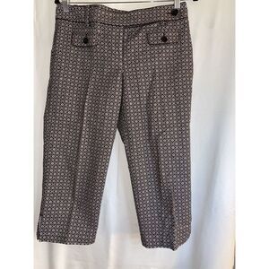 Ann Taylor Loft Lindsay Brown Mid Rise Straight Leg Pants Slacks‎ Women's Size 2